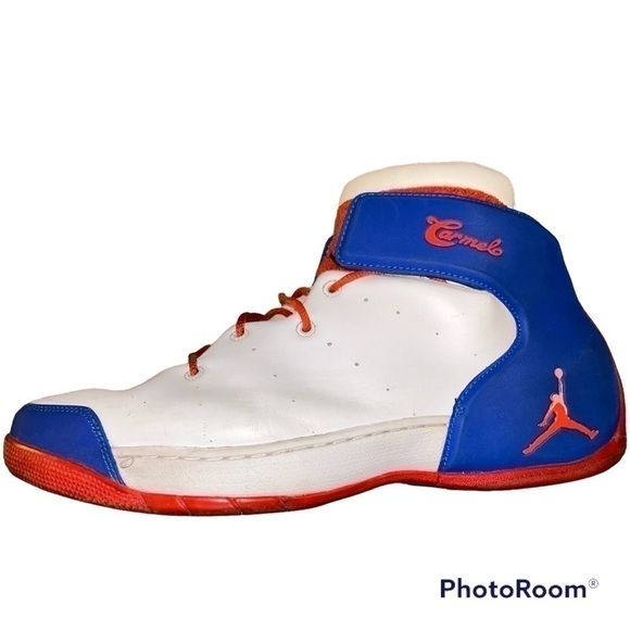 CARMELO Anthony Jordan Melo 1.5 Knicks White Blue Orange - Picture 9 of 10